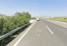 Corte de carril en la A-92 a la altura de Humilladero
