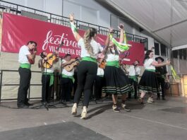 Villanueva de la Concepción acogió el sábado su 44º Festival de Verdiales, con dieciséis pandas sobre el escenario
