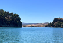 El Guadalteba suma un 77% más de agua que en 2025