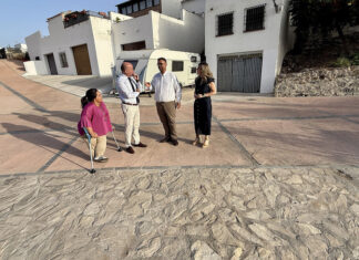 Culminada la urbanización de la zona trasera de calle Málaga en Villanueva de Cauche a través del PFEA
