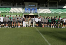 Manolo Barón renueva el apoyo municipal al Antequera CF ante el inicio de una nueva temporada