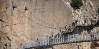 Las entradas del Caminito del Rey para el invierno y la primavera salen a la venta este miércoles