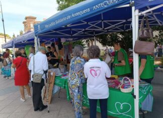 La Plataforma para la Promoción del Voluntariado celebra un Mercadillo Solidario en la Plaza Castilla