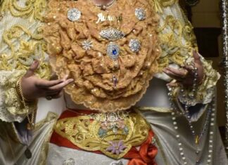 Roban joyas de oro valoradas en más de 4.000 euros a la Virgen de la Aurora en Cañete la Real