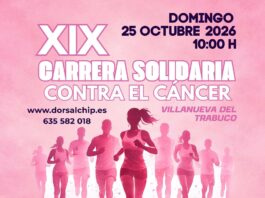 Villanueva del Trabuco celebra el 25 de octubre la XIX Carrera Solidaria contra el Cáncer