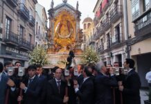 La Virgen de los Remedios recibe el Lazo de Dama Gran Cruz