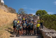 Gran despliegue de la Guardia Civil en Archidona durante la II Jornada de Convivencia y Ruta Senderista