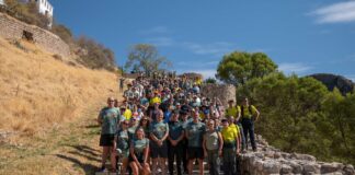 Gran despliegue de la Guardia Civil en Archidona durante la II Jornada de Convivencia y Ruta Senderista