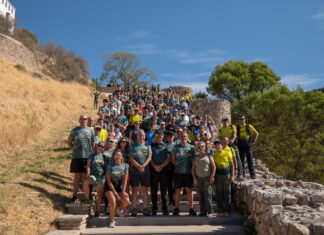 Gran despliegue de la Guardia Civil en Archidona durante la II Jornada de Convivencia y Ruta Senderista