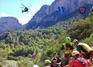 Caminito del Rey: rescatan a un visitante caído por un terraplén