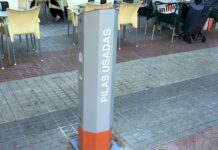 Campillos instala cuatro nuevos contenedores para la recogida de pilas y baterías usadas
