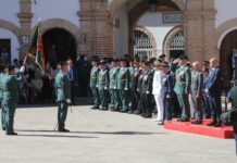 Archidona celebra el Día del Pilar con un homenaje a la vocación de servicio de la Guardia Civil