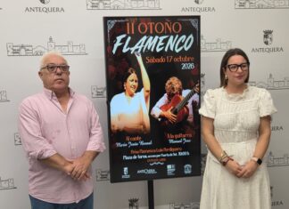 El Otoño Flamenco repite en Antequera con María Jesús Bernal al cante y Manuel Jero a la guitarra