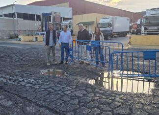 El PSOE de Antequera denuncia el estado de abandono del Parque Empresarial y exige un plan de asfaltado urgente