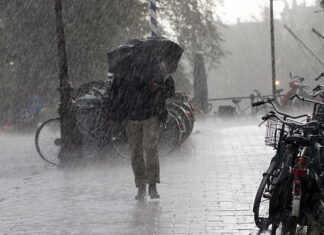 Aviso amarillo por lluvias y tormentas con posible granizo este martes en Antequera y su comarca