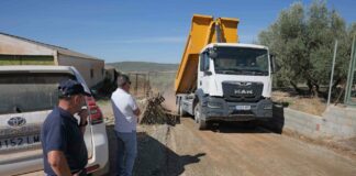 Archidona actúa de nuevo sobre los caminos dañados por la última tormenta