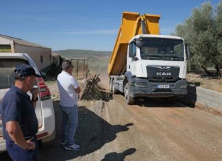 Archidona actúa de nuevo sobre los caminos dañados por la última tormenta