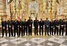 Antequera rinde homenaje a la Policía Nacional en el día de sus patrones, los Santos Ángeles Custodios