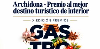 Archidona recibe el Premio al Mejor Destino Turístico de Interior en los X Premios Gastro&Cía de ‘La Razón’