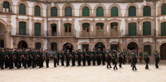 La Guardia Civil ultima en Archidona un 12 de octubre que culmina más de un mes de actividades